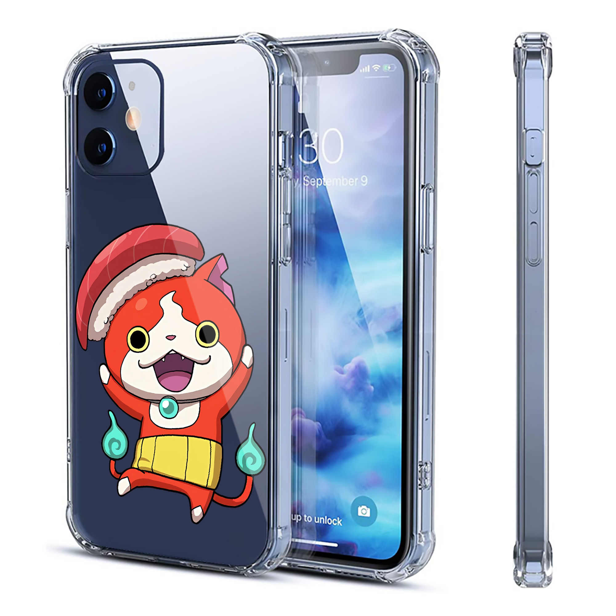 （画像用） 妖怪ウォッチ Yo-kai Watch 【iPhone 12シリーズ対応】透明スマホケース（クリアソフトケース）